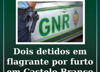Dois detidos em flagrante por furto de metais não preciosos