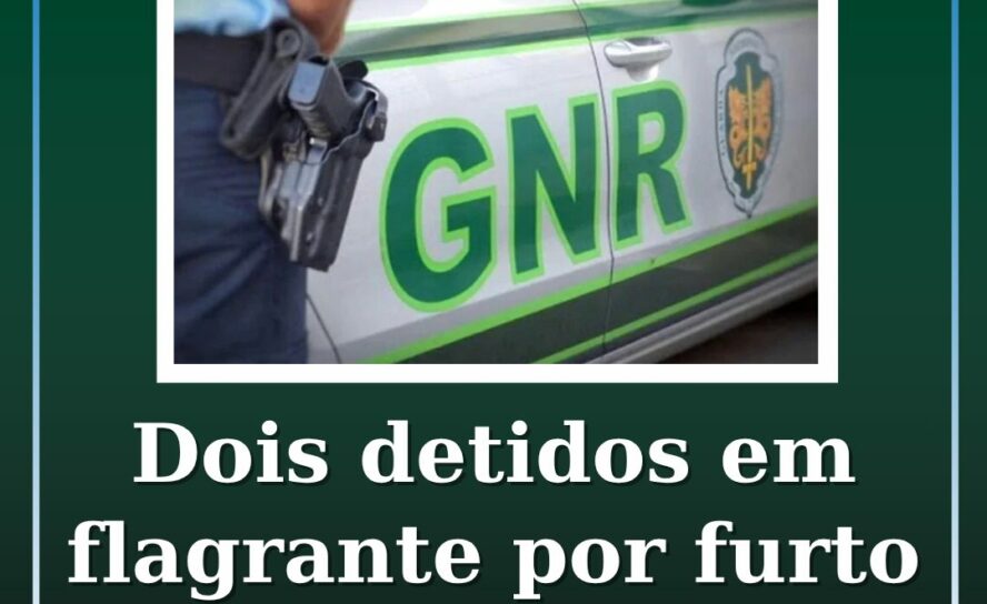 Dois detidos em flagrante por furto de metais não preciosos