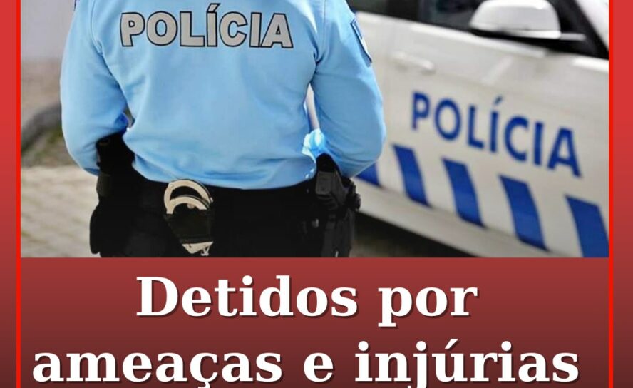 Dois homens detidos por ameaças e injúrias a agentes da PSP