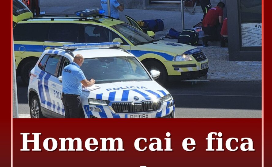 Homem cai e fica em estado grave