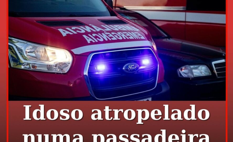 Idoso atropelado numa passadeira em Alcains