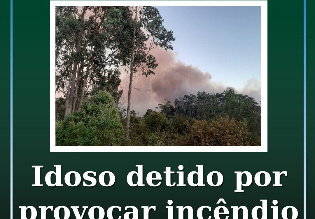 Idoso detido por provocar incêndio em Trancoso