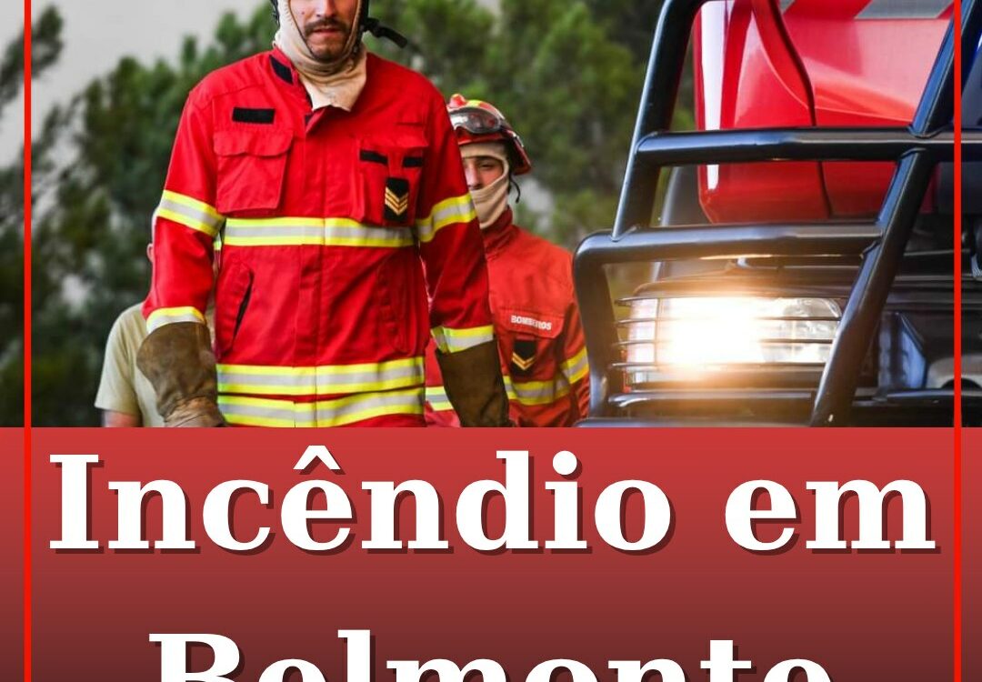 Incêndio agrícola mobiliza mais de 30 operacionais em Belmonte