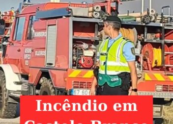 Incêndio em Castelo Branco mobiliza oito meios aéreos