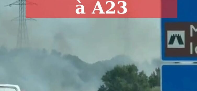 Incêndio em mato junto à A23 entre Soalheira e Lardosa