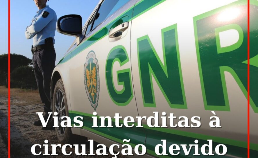 Incêndios obrigam ao corte de estradas em quatro distritos