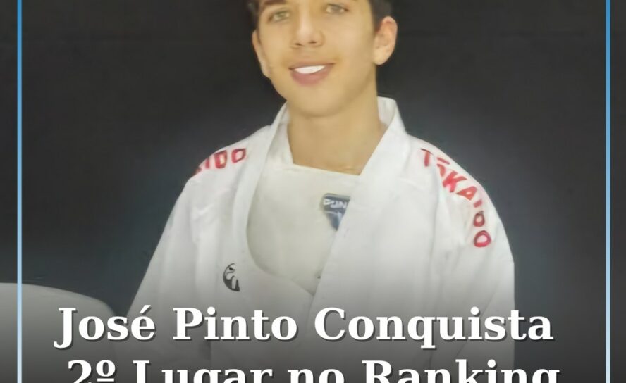 José Pinto em 2º Lugar no Ranking Nacional de Karaté