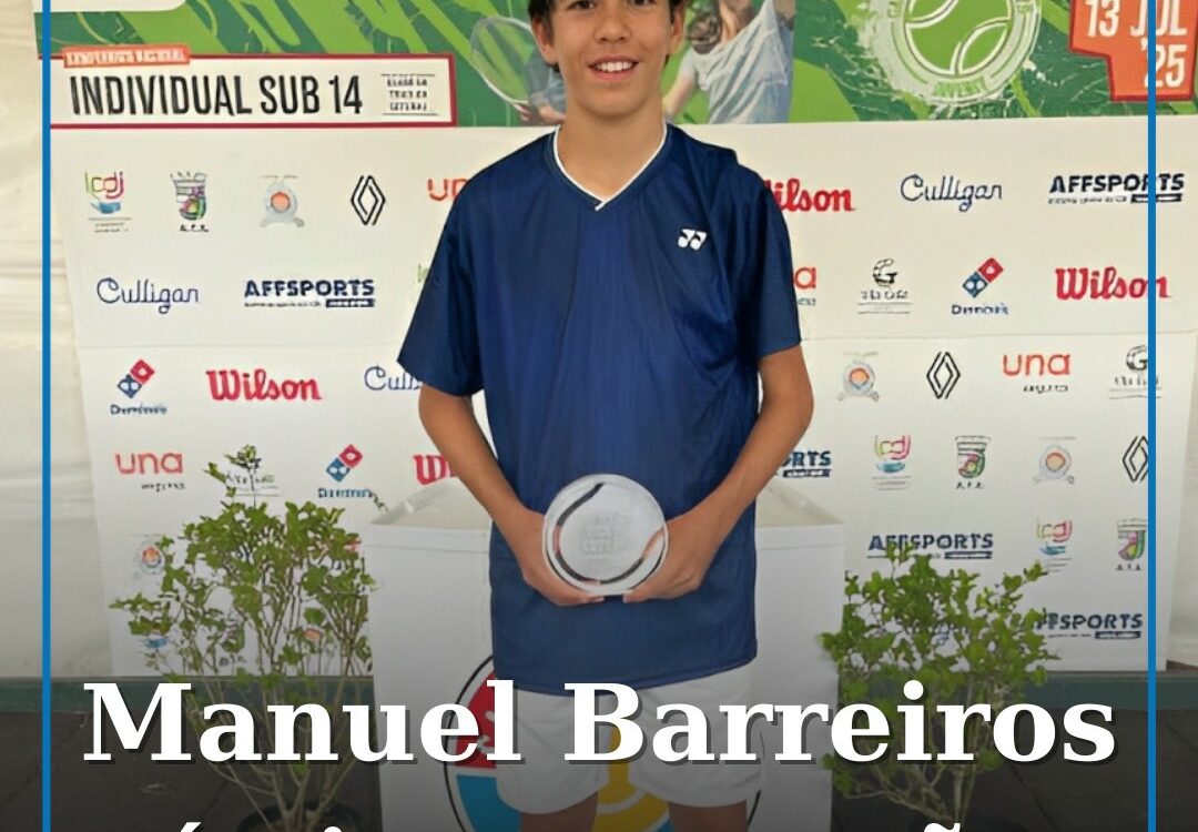 Manuel Barreiros em destaque no Campeonato Nacional Individual Sub14