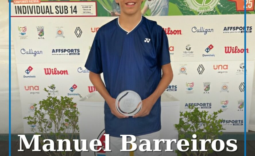 Manuel Barreiros em destaque no Campeonato Nacional Individual Sub14