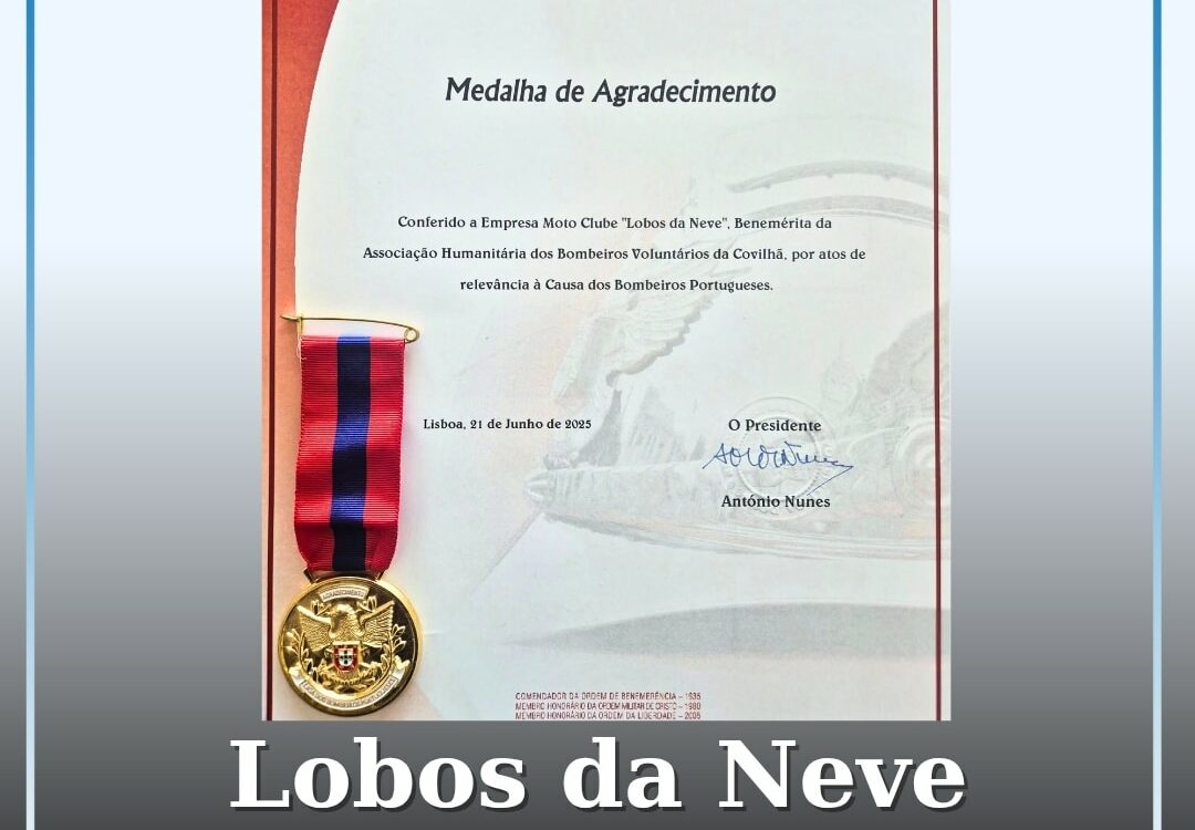 Moto Clube da Covilhã distinguido com Medalha de Agradecimento da Liga dos Bombe