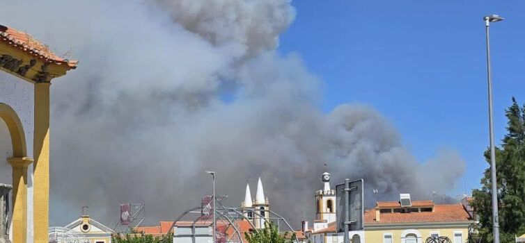 Mulher desalojada em incêndio em Nisa