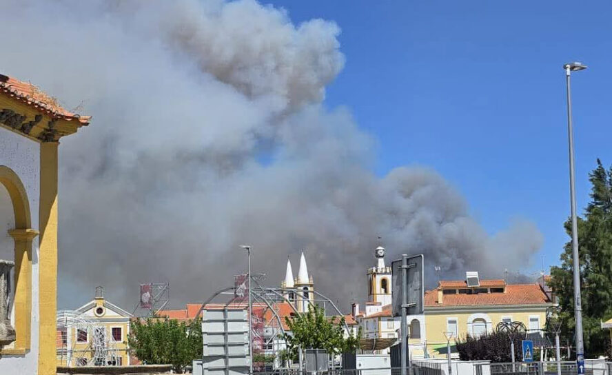 Mulher desalojada em incêndio em Nisa