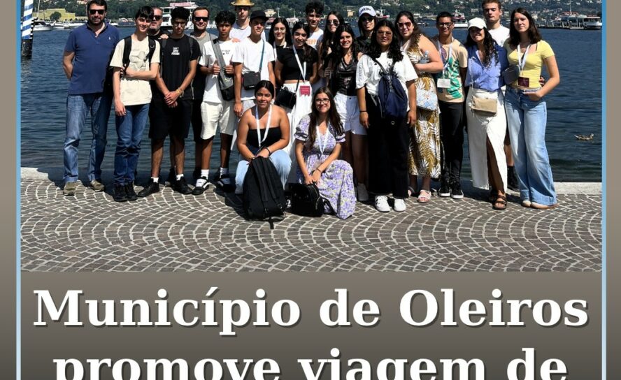 Município de Oleiros promove viagem de alunos a Itália