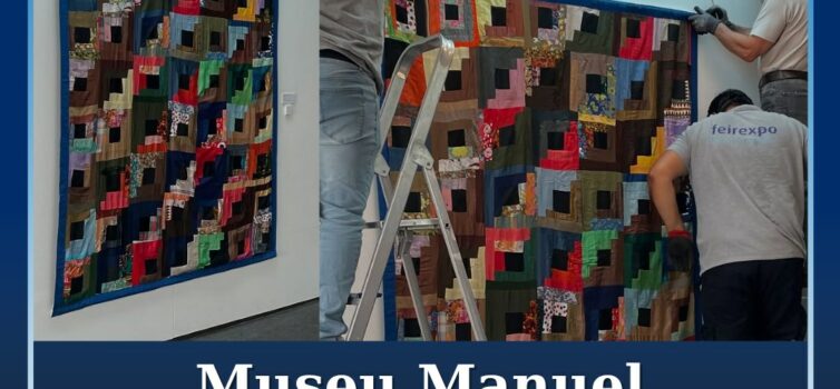 Museu Cargaleiro exibe colcha da mãe do Mestre