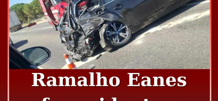 Ramalho Eanes envolvido em acidente no IC1 em Alcácer do Sal