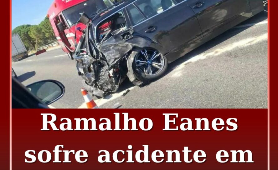 Ramalho Eanes envolvido em acidente no IC1 em Alcácer do Sal