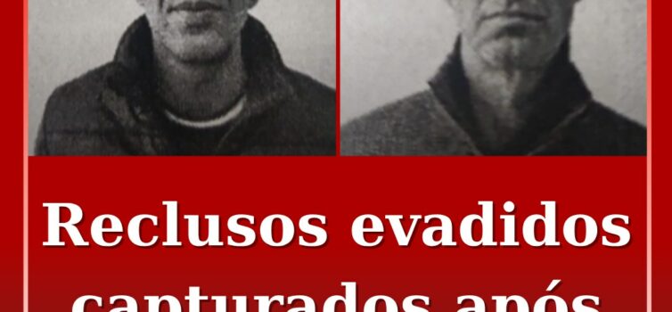 Reclusos evadidos da Prisão de Alcoentre Capturados após denúncia