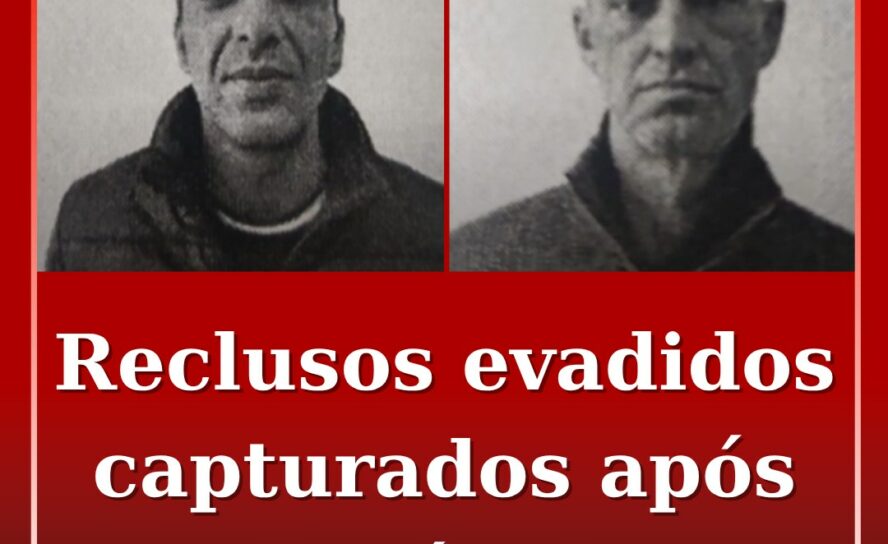 Reclusos evadidos da Prisão de Alcoentre Capturados após denúncia
