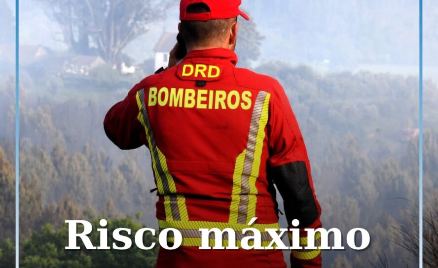 Risco de incêndio extremo atinge vários concelhos do interior