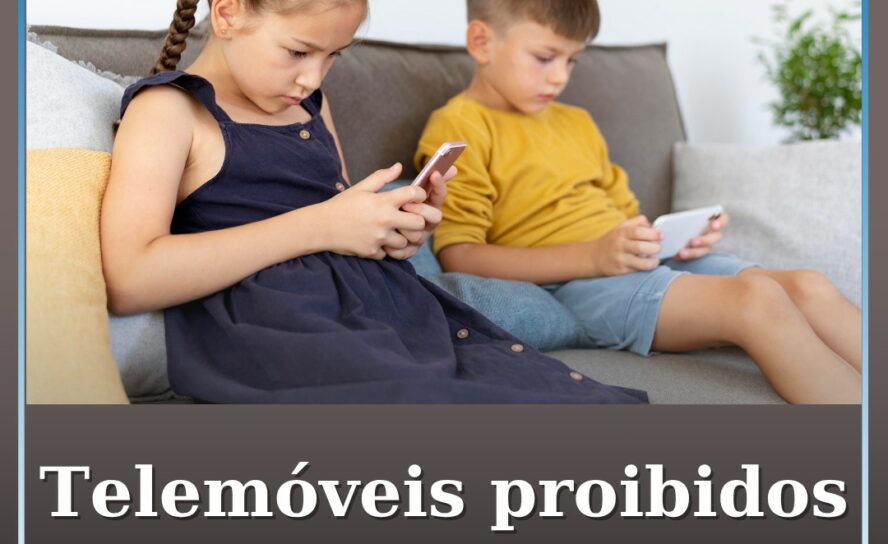 Telemóveis proibidos até ao 6.º ano a partir do próximo ano letivo