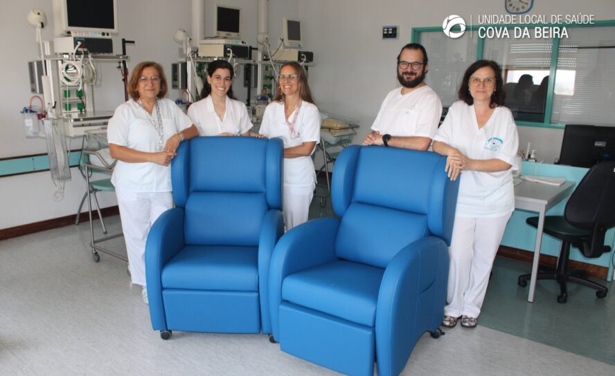 ULS Cova da Beira reforça cuidados neonatais com cadeirões para Método Canguru