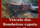 Veículo dos Bombeiros capota em Cinfães