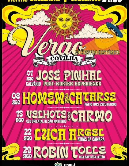 “Verão no Centro Histórico” regressa em agosto à Covilhã