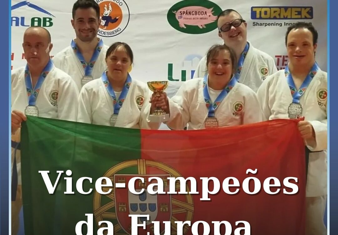Vice-campeões da Europa de Judown por Equipas