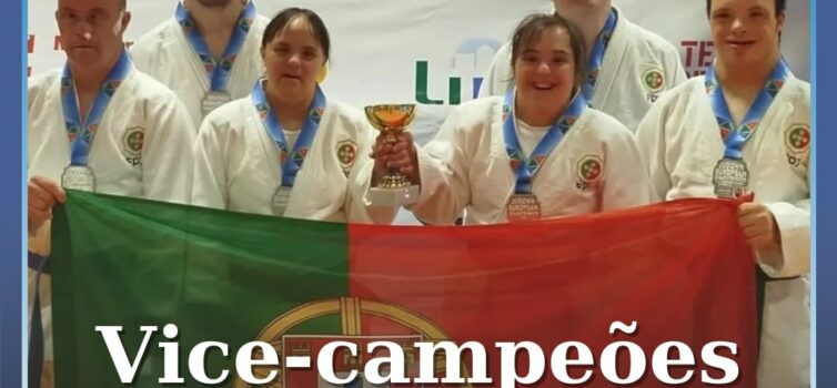 Vice-campeões da Europa de Judown por Equipas