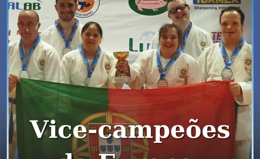 Vice-campeões da Europa de Judown por Equipas