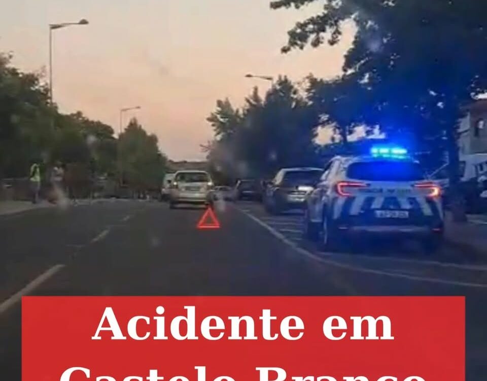 Acidente em Castelo Branco