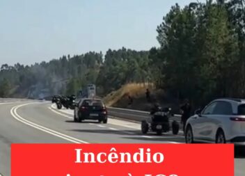 Incêndio condiciona circulação no IC8