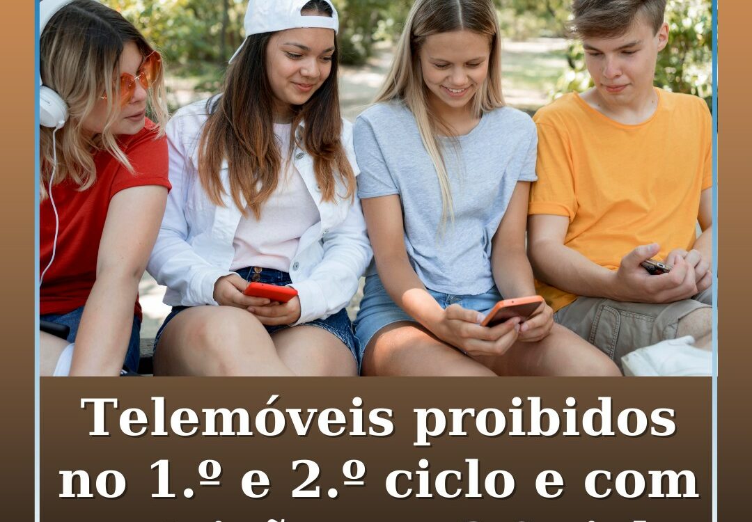 A partir de setembro, será proibido o uso de telemóveis no 1.º e 2.º ciclo do en