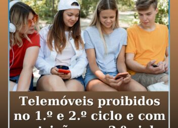 A partir de setembro, será proibido o uso de telemóveis no 1.º e 2.º ciclo do en