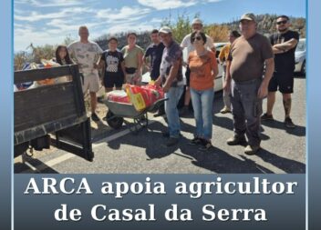 ARCA apoia agricultor de Casal da Serra afetado por incêndio