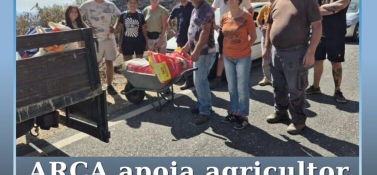 ARCA apoia agricultor de Casal da Serra afetado por incêndio