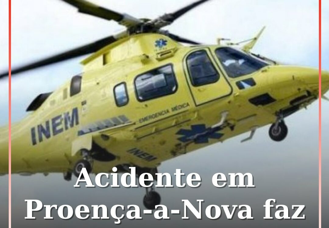 Acidente em Proença-a-Nova resulta em um ferido grave