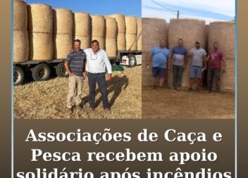 Associações de Caça e Pesca recebem apoio solid+ario após incêndios
