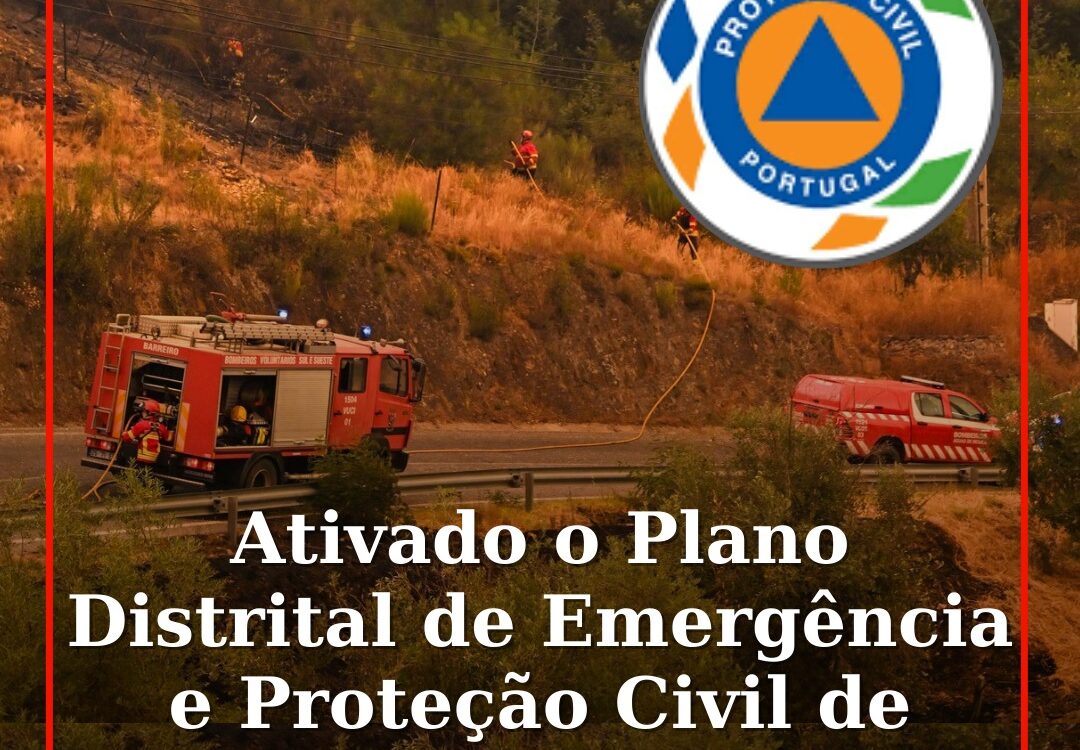 Ativado o Plano Distrital de Emergência e Proteção Civil de Castelo Branco