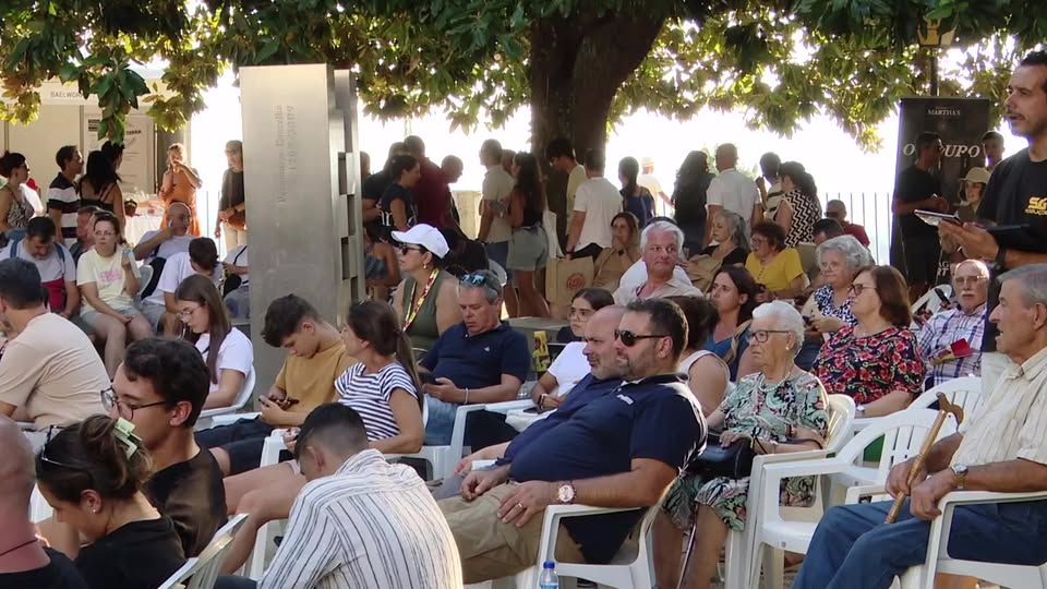 Atuação de O Bardo da Gardunha, na Feira Terras do Lince, em Penamacor