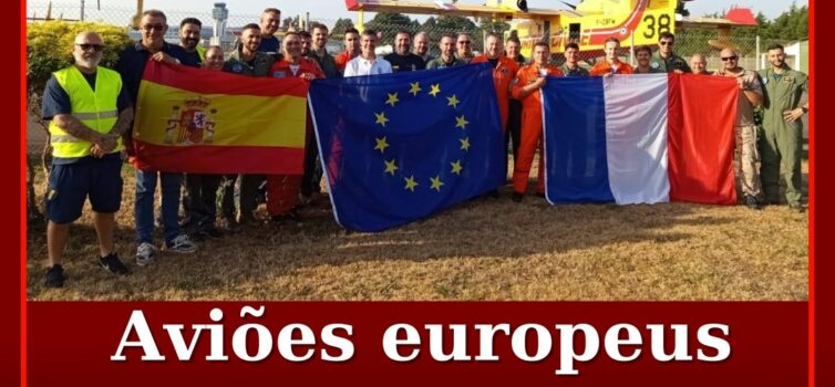 Aviões europeus chegam a Portugal no domingo