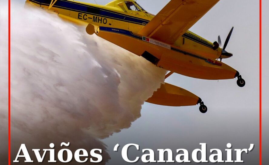 Aviões ‘Canadair’ de combate a incêndios fora de serviço