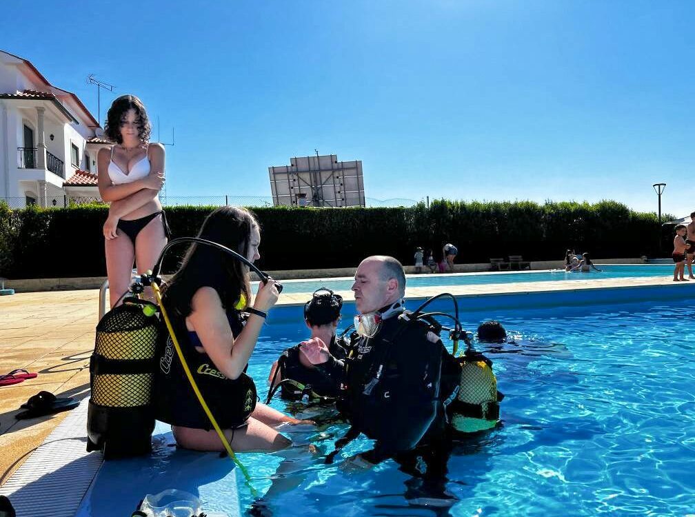 Batismo de Mergulho nas Férias Ativas em Cernache do Bonjardim