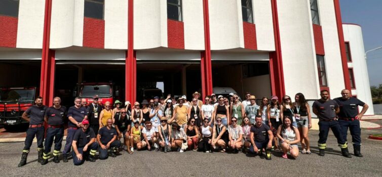 Bombeiros de Cernache do Bonjardim recebem grupos internacionais do Raízes Folk