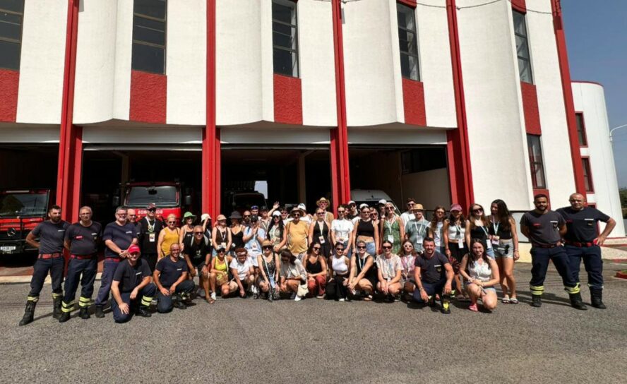 Bombeiros de Cernache do Bonjardim recebem grupos internacionais do Raízes Folk