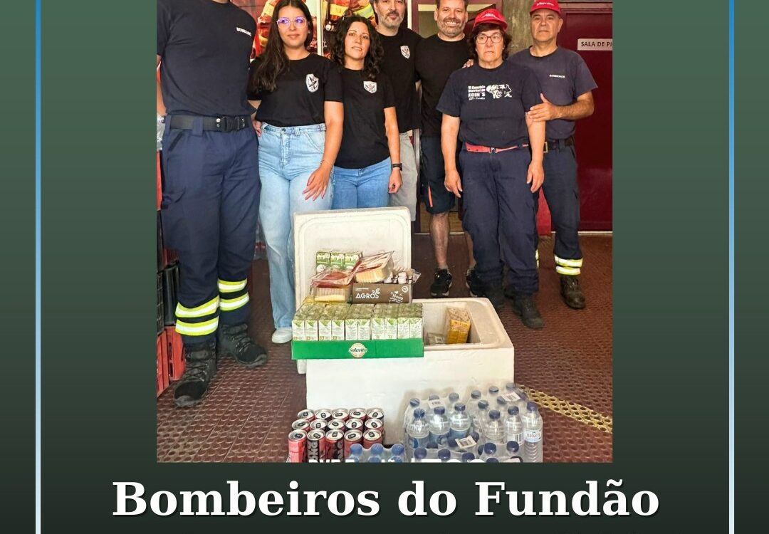 Bombeiros do Fundão agradecem apoio solidário do Moto Clube Fiadores