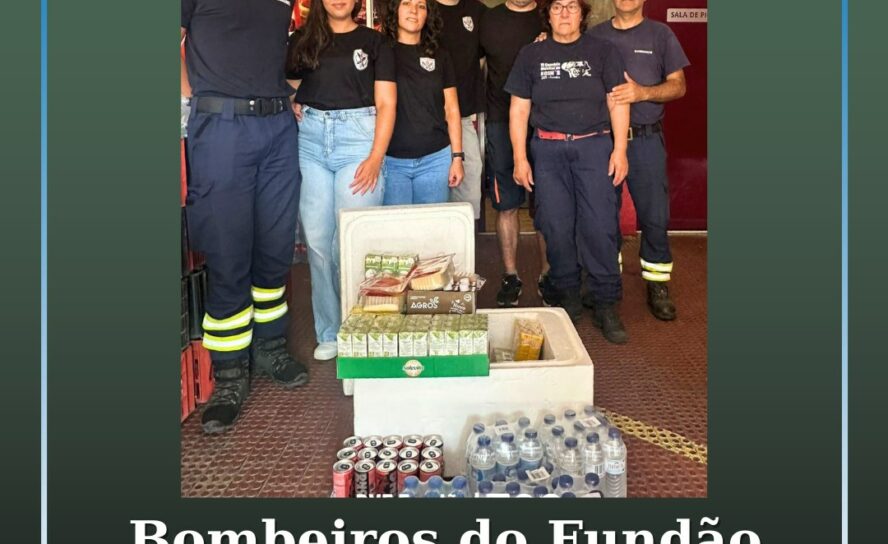 Bombeiros do Fundão agradecem apoio solidário do Moto Clube Fiadores