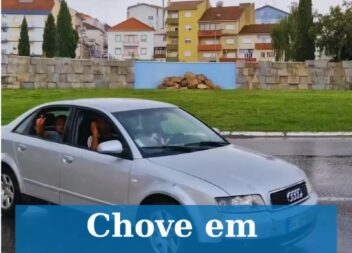 Chuva surpreende Castelo Branco em dia de calor intenso