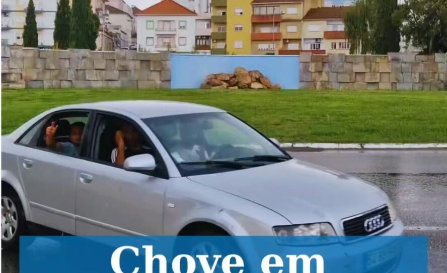 Chuva surpreende Castelo Branco em dia de calor intenso