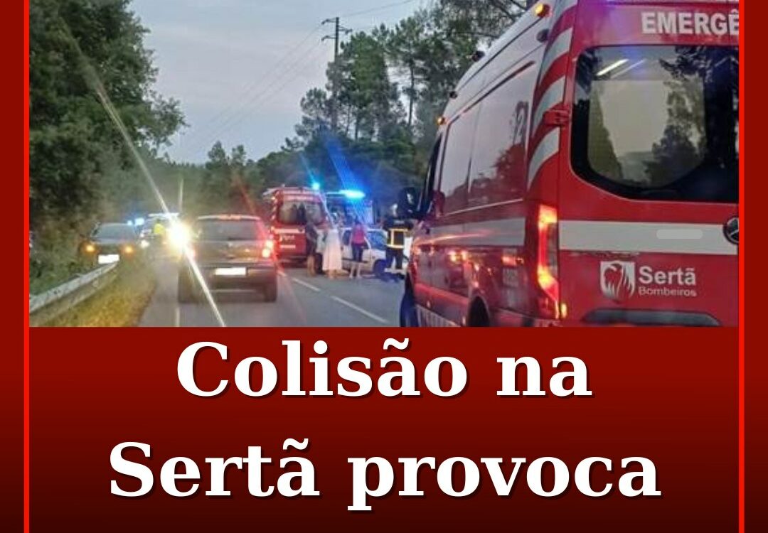 Colisão na EN238, na Sertã, provoca dois feridos